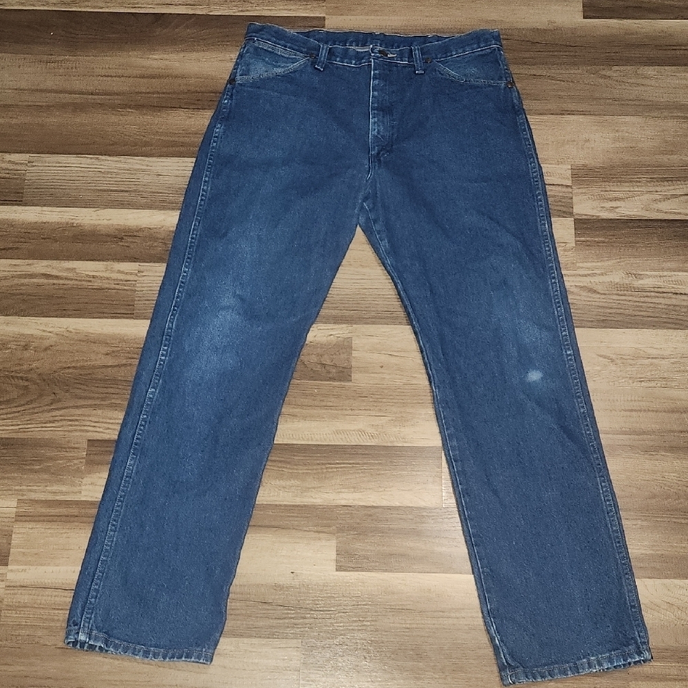 Wrangler Dark Blue Jeans 34 X 30
